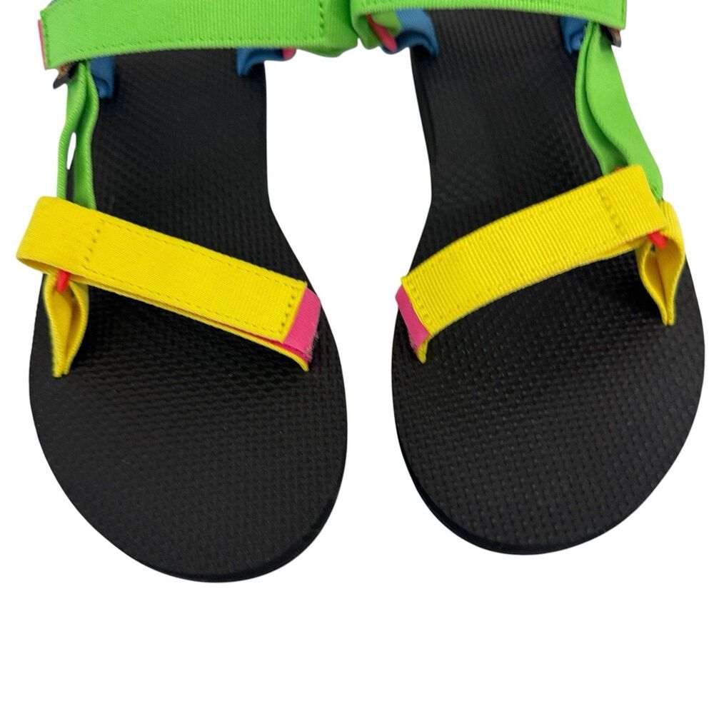 Teva Women's 11 Original Universe Sandals Neon Multi-Colored Retro Y2K Shoes - Picture 6 of 16